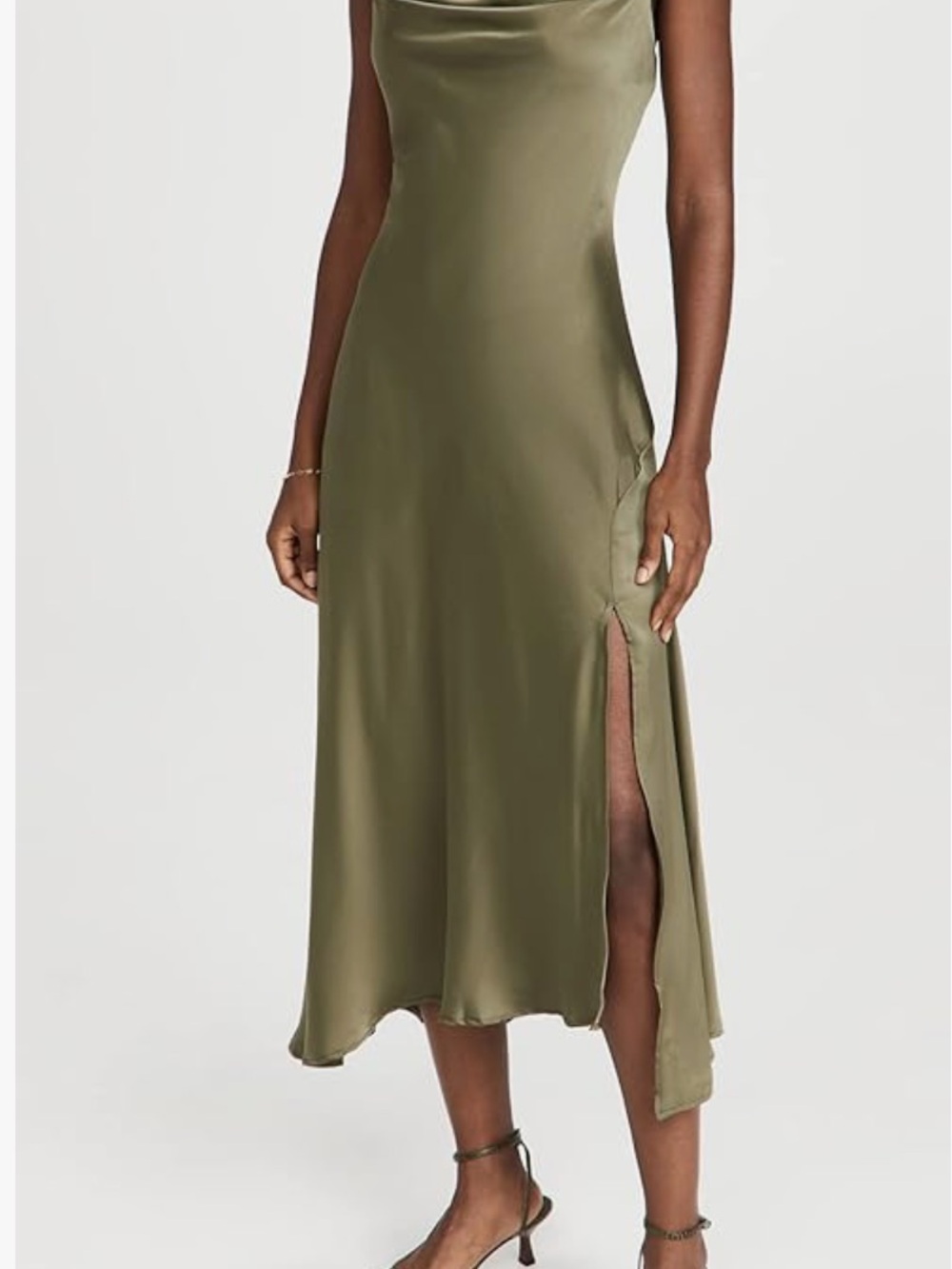 ASTR the label Women's Gaia Dress with Side Slit - Picture 3 of 4
